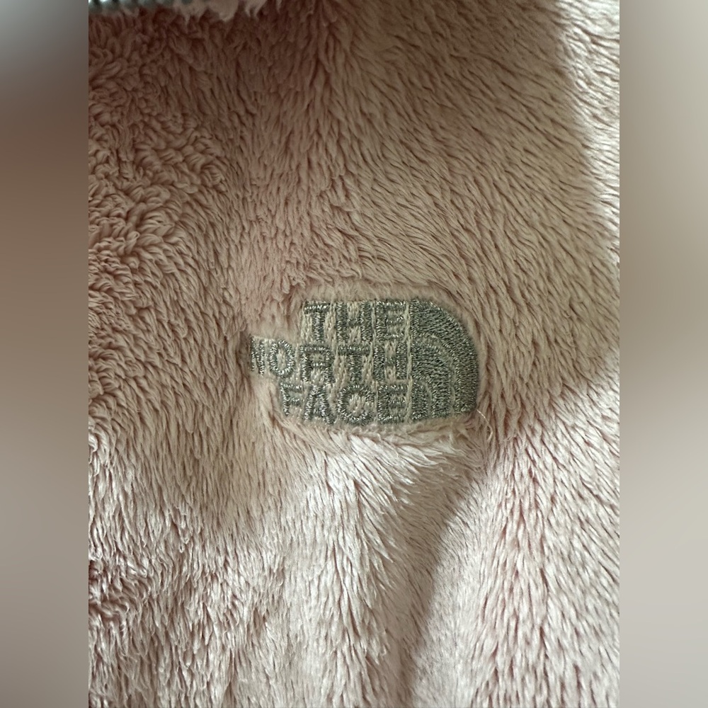 The North Face Pink Teddy Jacket Plush Oversized Cozy - Picture 3 of 6